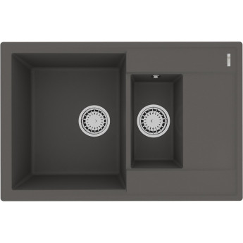 Кухонная мойка LEMARK RAMZA 760 серый шелк 9910041